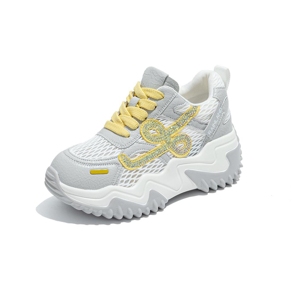 Women's shoes 2025 new Internet celebrity explosion main push breathable casual shoes heightening dad shoes fashionable versatile breathable mesh sho