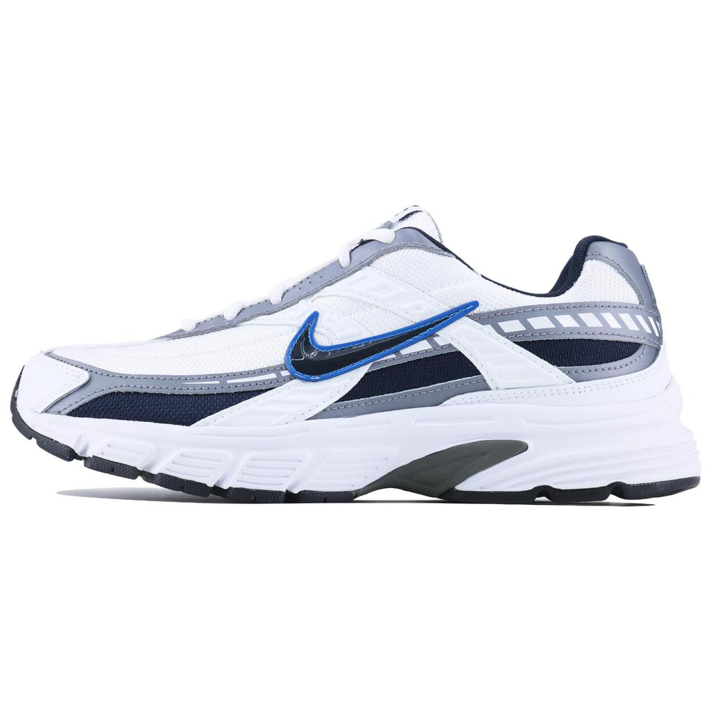 Nike Initiator Abrasion Resistant Abrasion Resistant Low Top Running Shoes Men's White Blue Black 394055-101(Team168-)
