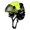 CE Construction Safety Helmet With Built In Goggles Earmuffs Reflective Stickers Hard Hat With Visor Adjustable Vented ABS Hardh