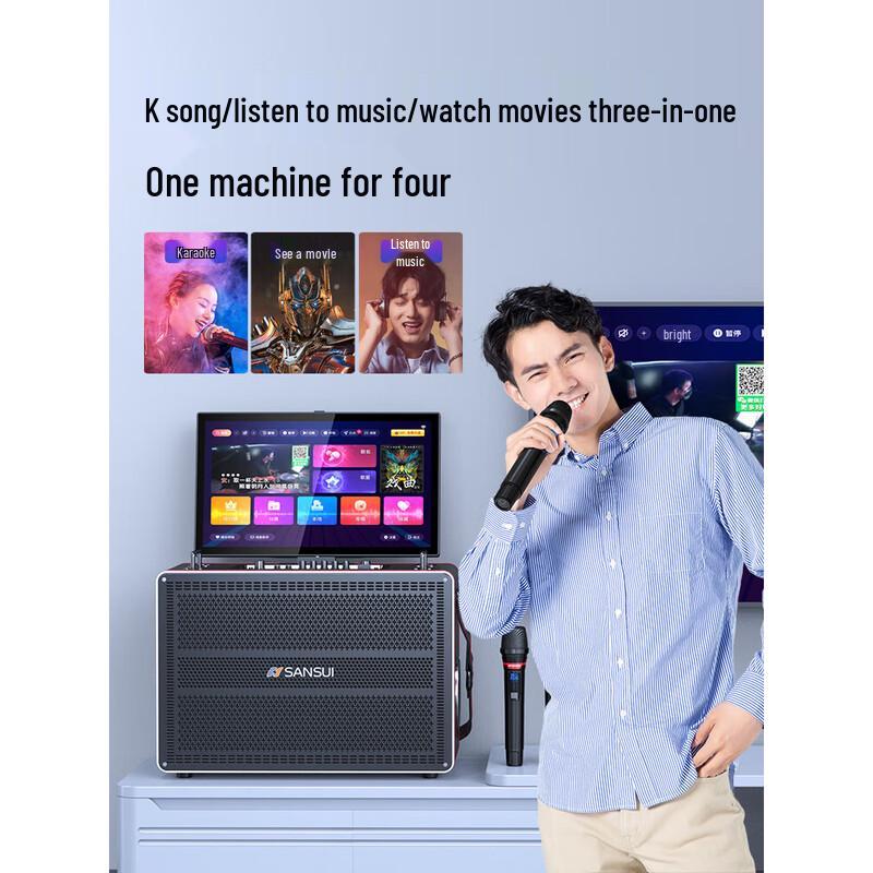 SANSUI E81 Home KTV Audio System CN Plug (adapter Included)