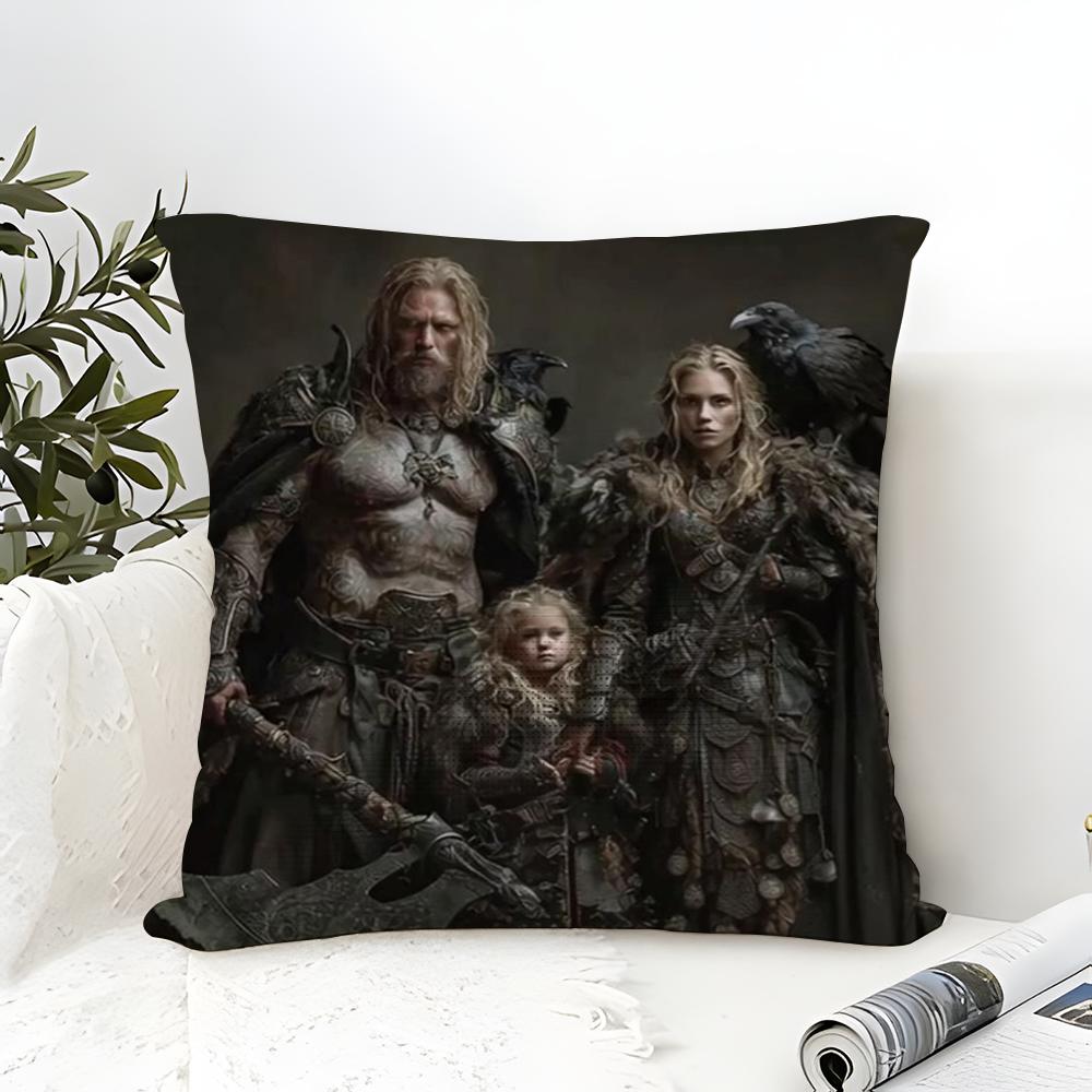 L-Legend Of The Dark Elf H-Halvarth The Nordic People Of Thunder Linen Pillow Case Sofa Home Decor Cushion Cover Cushion Cove