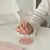 Japanese Style High Aesthetic Frosted Fink Goblet Women New Household 110ml Creative Cocktail Glass 2025 Round Crystal Glass