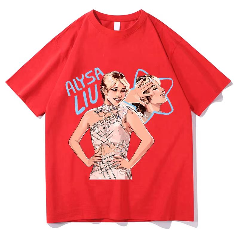2026 Alysa Liu Tshirt Unisex Graphic TShirt Fans Pure Cotton Tops Women Unisex Tees Aesthetic Short Sleeve High Quality Streetwear
