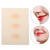 3Pcs Silicone Permanent Makeup Training Skin Lip Tattoo Fake Practice Skin Kit