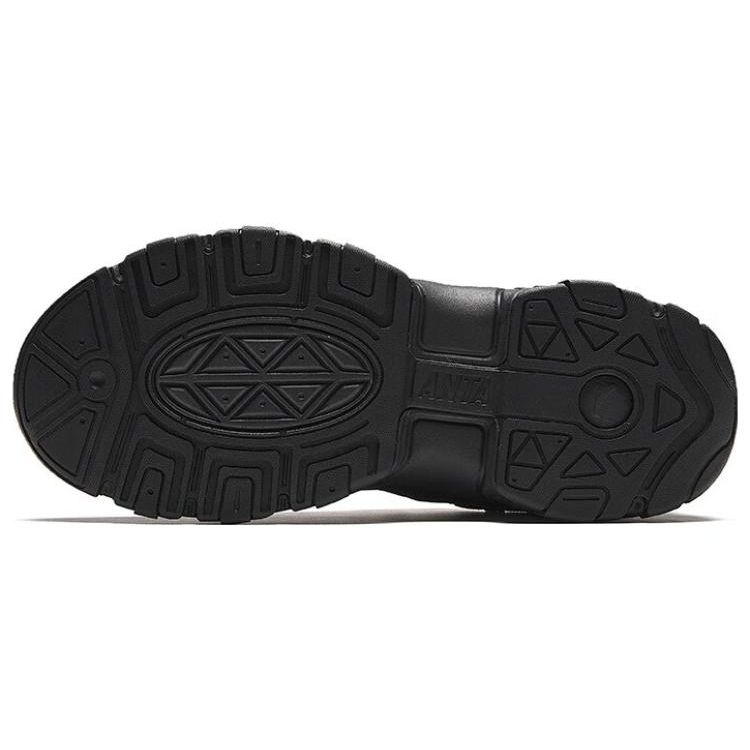 Anta Star Sea Shock Absorption Non-Slip Wear-Resistant Low-Top Casual Shoes Men sneaker Black 912348839-5