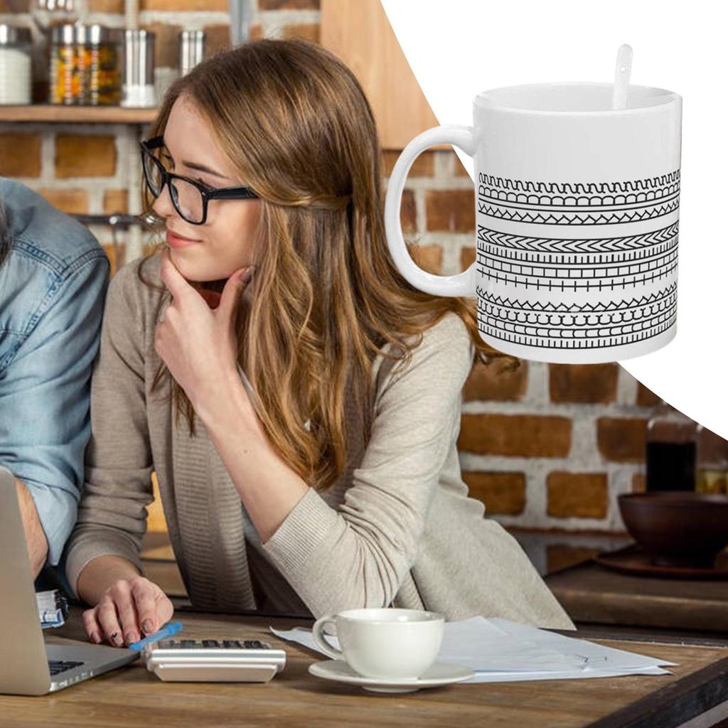 Ceramic Mug Hide Message Mug Reusable Drinkware Ergonomic Handle Drinking Tool For Hot Chocolate Milk Water Dorm Home