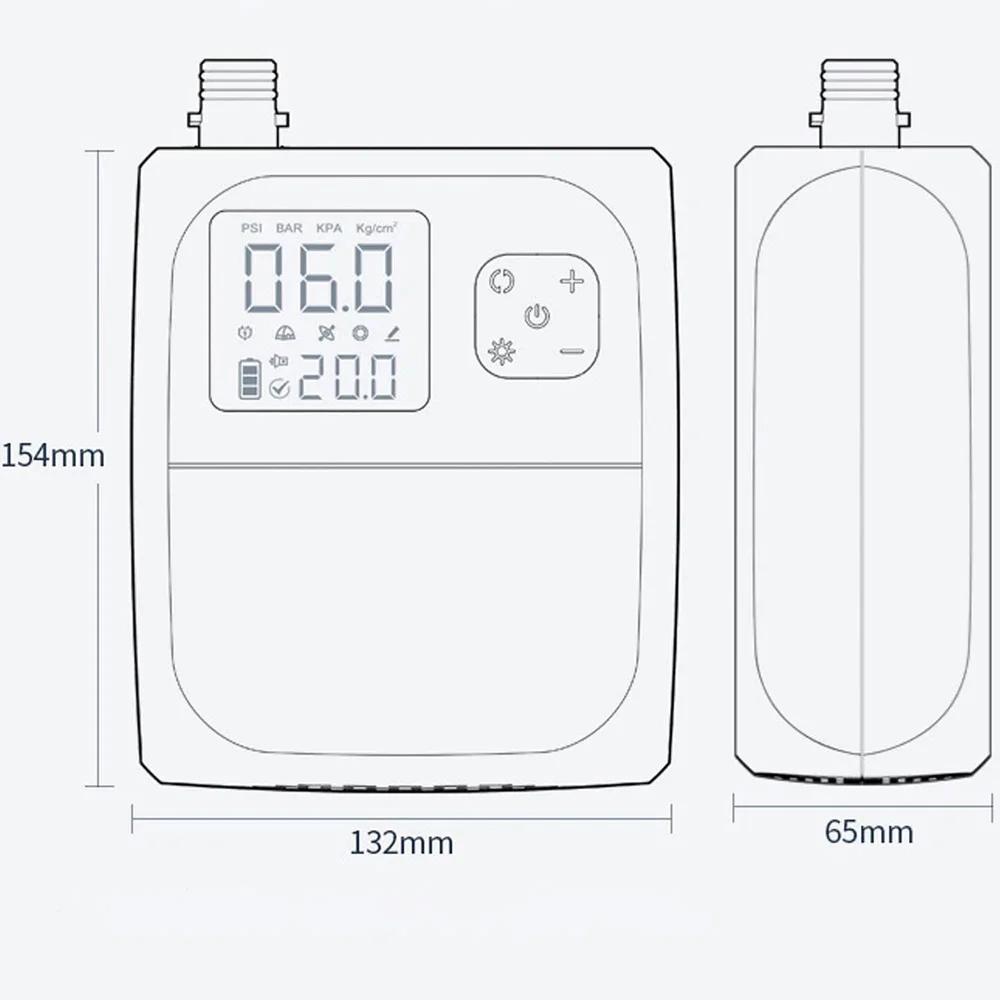 SEEISWORK 25PSI Electric SUP Inflation Pump 8000mAh Battery for Tent Sup Board Surfing Kite Inflatable Tent Boat Air Mattress