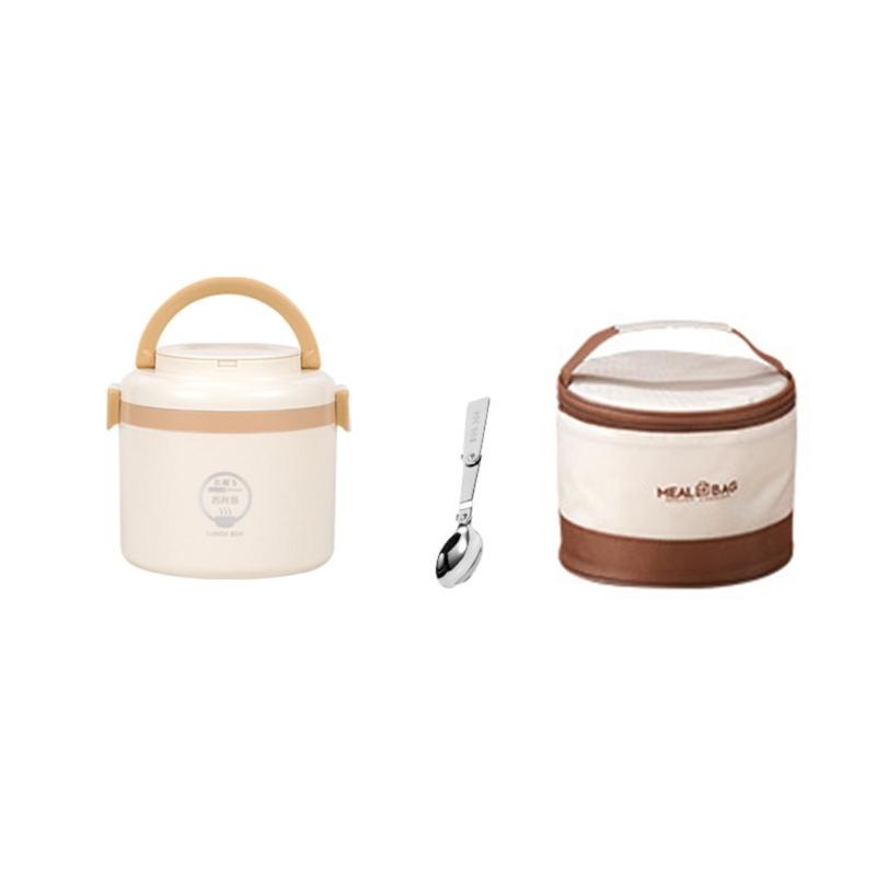 User Friendly 304 Nonrust Steel Food Container Durable Leak Proof Lunch Box For Adults Kids School Office Travel жёлтый