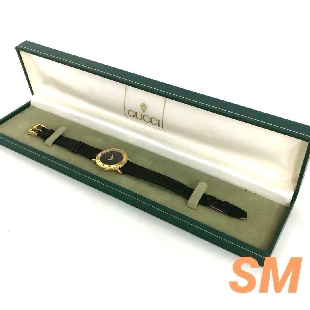 Used GUCCI 3000L ladies watch quartz gold black