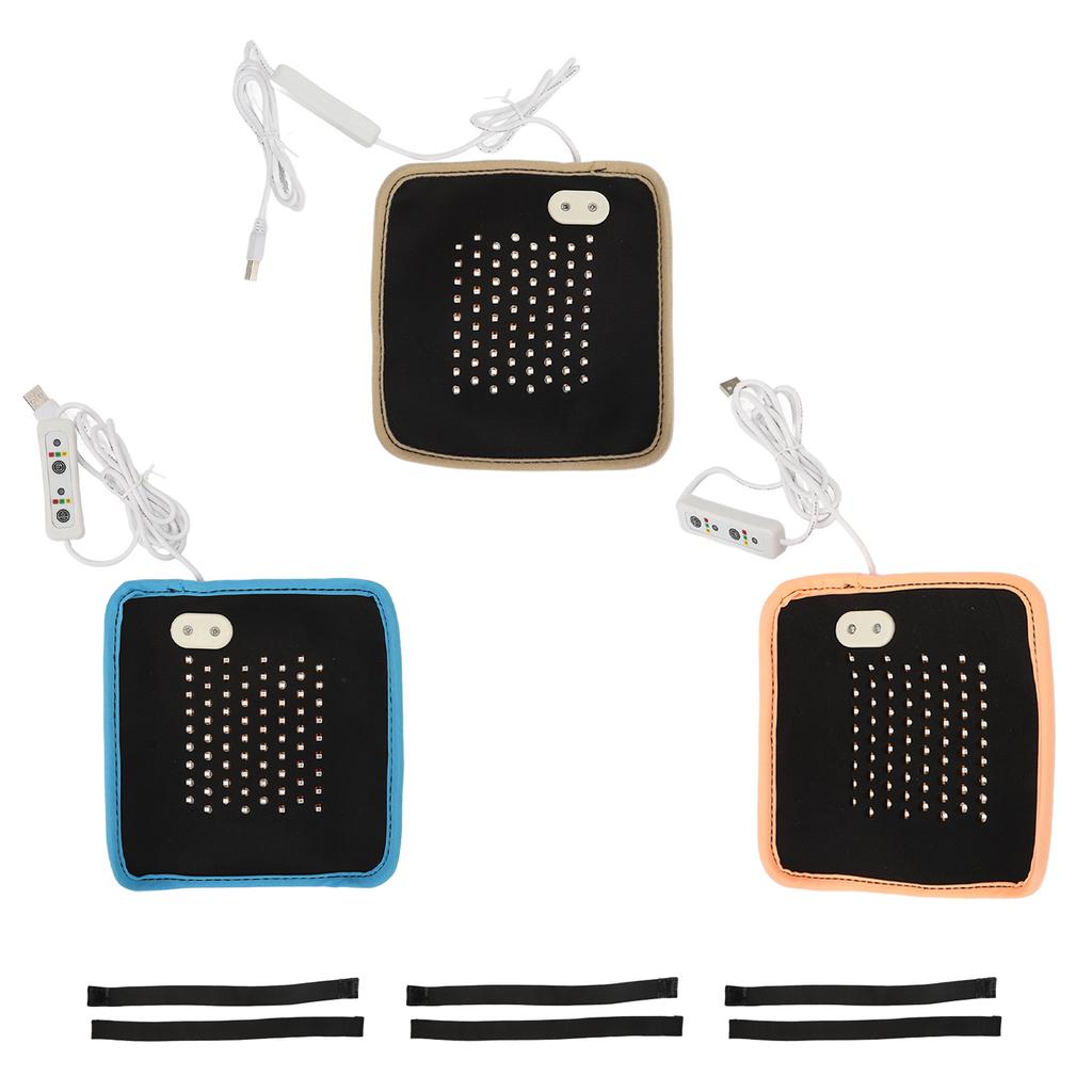 72 Light Chips Prostate Physiotherapy Pad Infrared Light Promote Circulation Treatment Pad for Belly