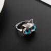 Women'S Cat Shaped Ring, Cool And Personalized Index Finger Ring, Fashionable And Versatile Animal Ring
