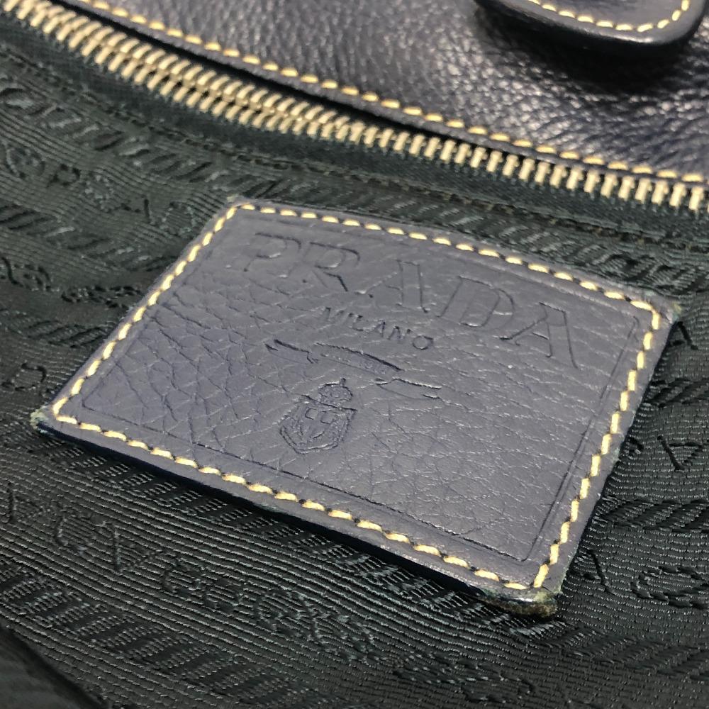 PRADA VA0677 Triangle logo Tote bag Nylon blue/SilverHardware