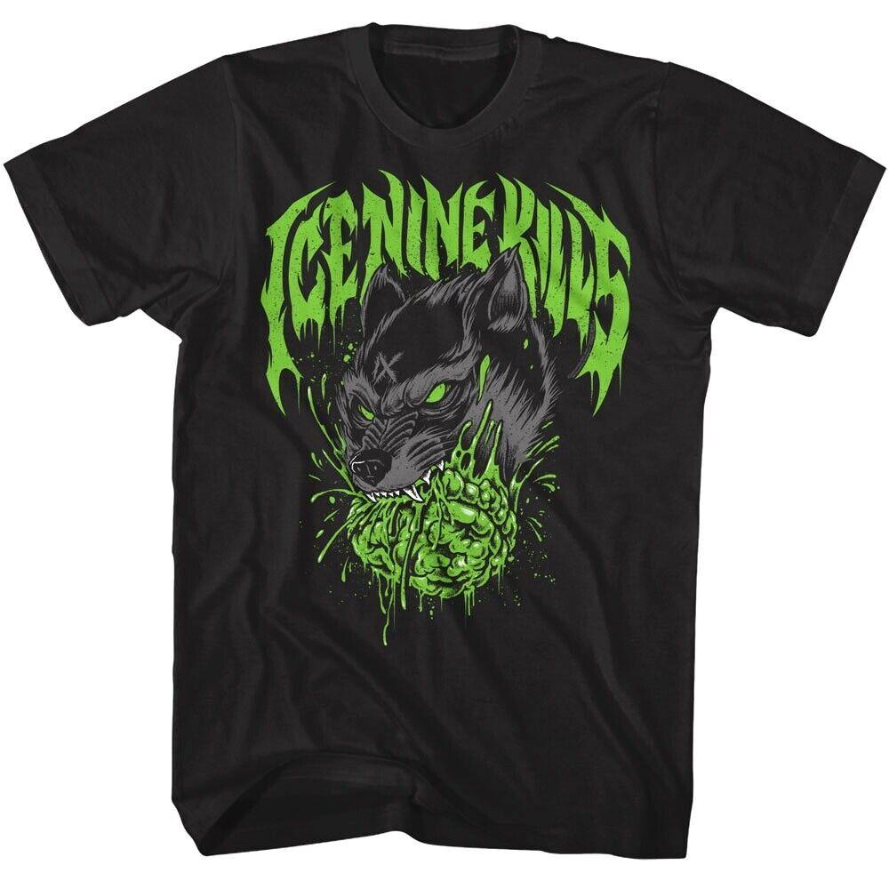 Vtg Ice Nine Kills Band Brain Wolf Cotton Black All Size Unisex T Shirt CM012 Unisex T-Shirt M