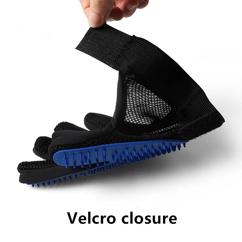 2 Sided Pet Grooming Glove for Dog Cat Rabbit Massage Brush Bath Cleaning De-Shedding De-Matting Fur Hair