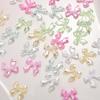 3D Pink Ribbon Bow Nail Accessories - Handmade DIY Wearable
