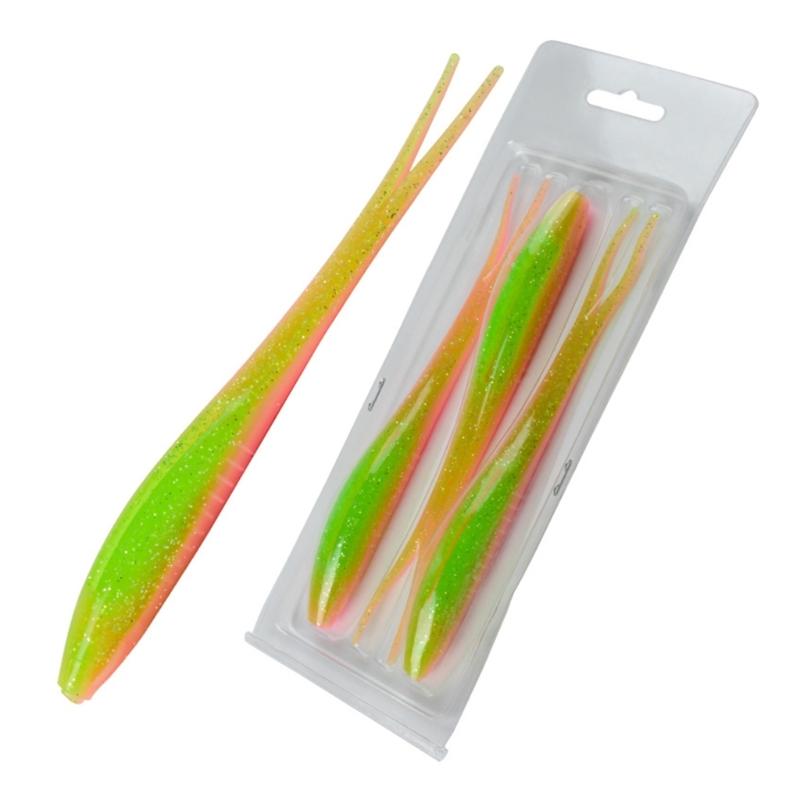 3Pcs Fork Tail Swimbaits Floating Fishing Lure Soft Artificial Baits Fishing Accessories Easy to Use