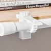 No-Drill Adjustable Curtain Rod and Towel Holder Clips
