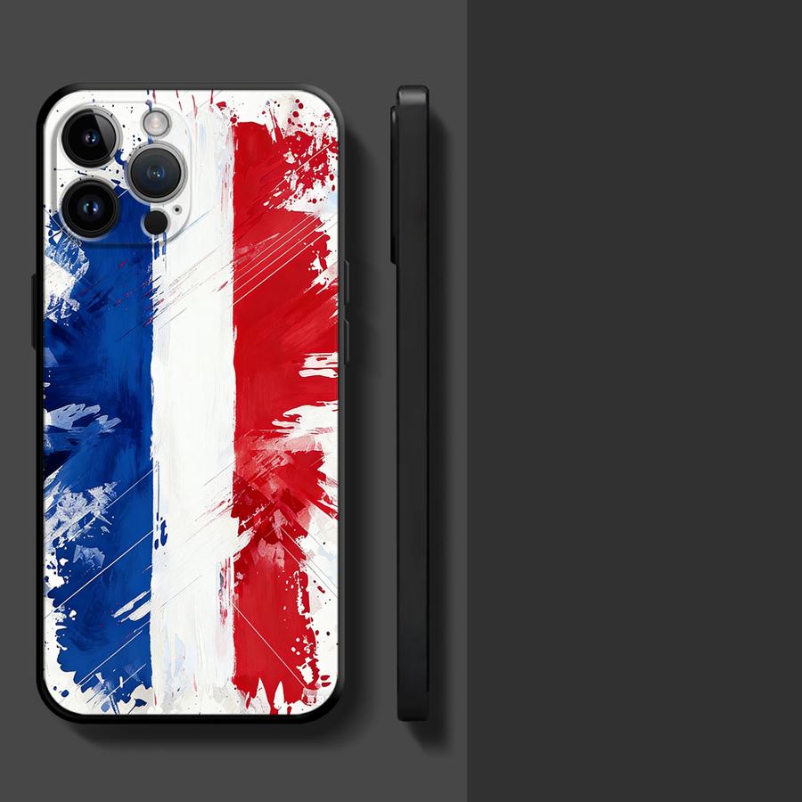 Handyhülle mit Nationalflaggen-Muster für Apple iPhone 17 Pro Max 16 Air 17e 14 15 Pro 7 8 13 12 XR XS MAX 11 Funda Handyhülle