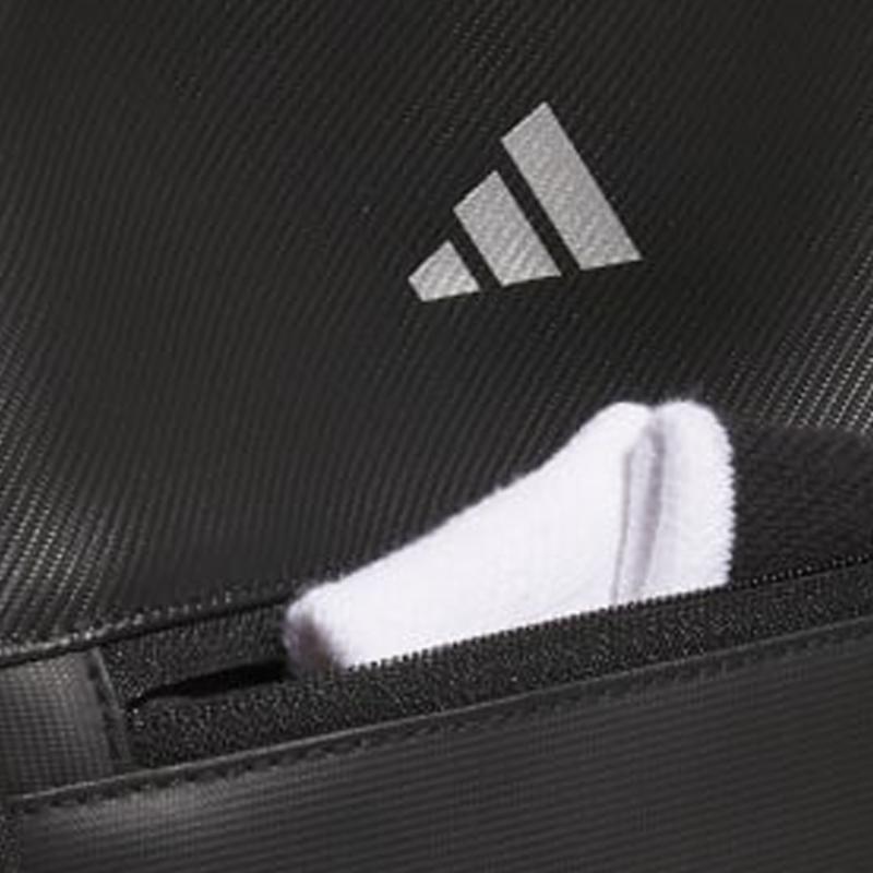 Adidas Polyurethane Faux Leather Shoe Bag Handbag Regular Men's Black Adidas IA2676