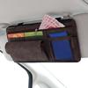 Eyeglasses Organizer Protective Box Car Accessories for Car Suede ABS