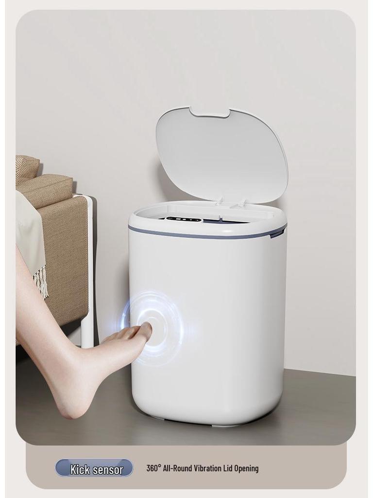 Automatischer Sensor-Mülleimer mit Deckel für Küche, Bad und Wohnzimmer