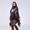 Geometric Rhombus Fashion Extra Long Thick Imitation Cashmere Ethnic Travel Shawl Cape