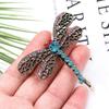 Rhinestone Kvinnelig Hår Tilbehør Metall Hårklemme Koreansk Stil Hodeplagg Dragonfly Hårnål