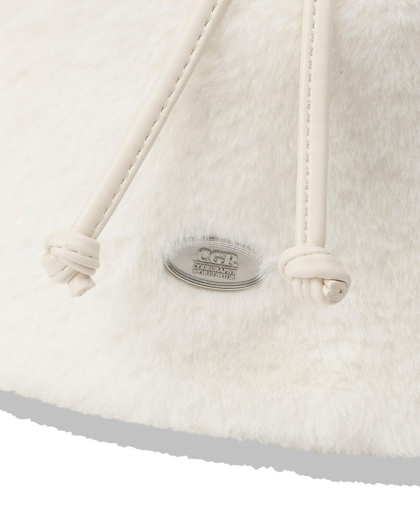 Cgp Fluffy Bucket Bag_Cream