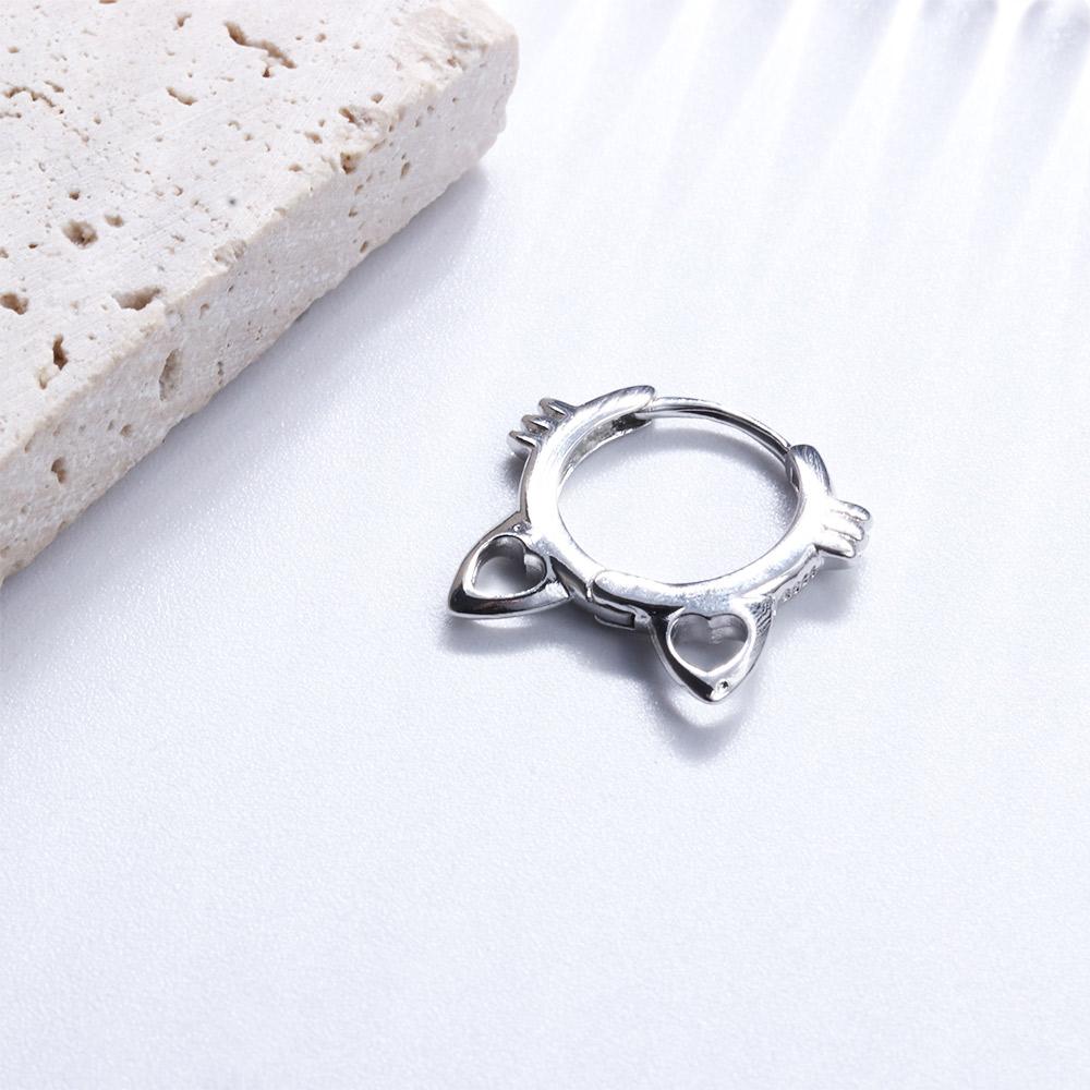 Cute Sweet Woman Party Korean Girls Ear Buckle Cat Stud Earring Cat's Paw Earring Fashion Jewelry