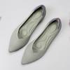 Spring and Autumn Flying Single Shoes Doudou 40 Knitted 4142 Flat Bottom 43 Large Size Women's Shoes