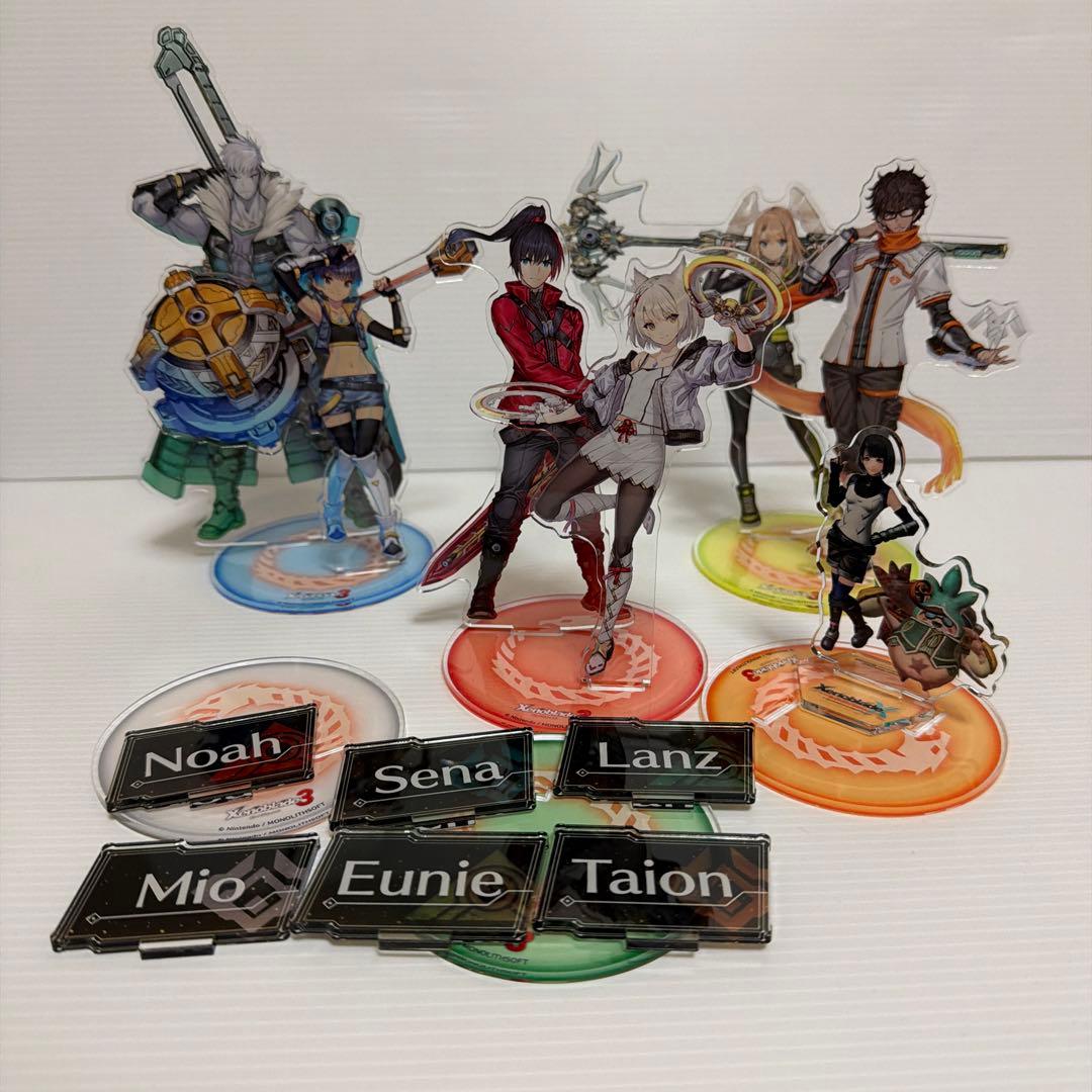 [USED] Xenoblade Chronicles 3 Acrylic Stand (with Xenoblade Chronicles X bonus item)