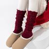 Retro Stacked Socks, Spring And Autumn Warm Wool Calf Socks, Wei Xue, The Same Knitted Woolen Stockings
