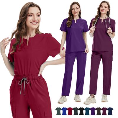 Slim Fit Medical Uniforms Scrubs Uniform Woman Nursing Articles Nurses Accessories Clinic Meidcal Suit Beauty Salon Spa Workwear