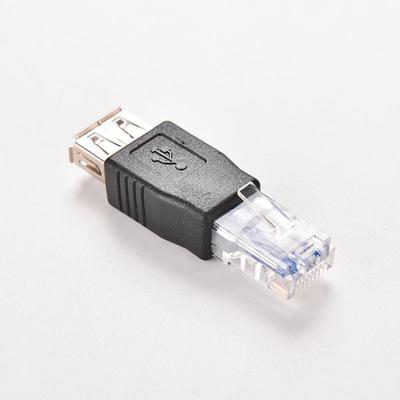 Rj45 Erkek Usb Af A Dişi Adaptör Soketi Lan Ağ Ethernet Yönlendirici Fişi
