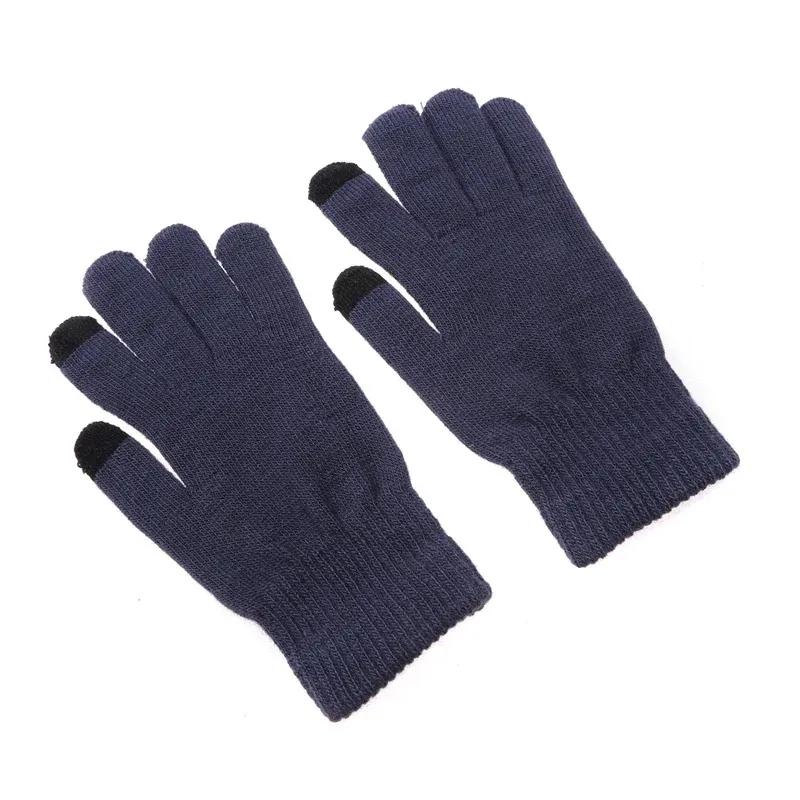 Men's Warm Gloves Winter Touch Screen Fleece Gloves Warm Gloves Outdoor Work Gloves