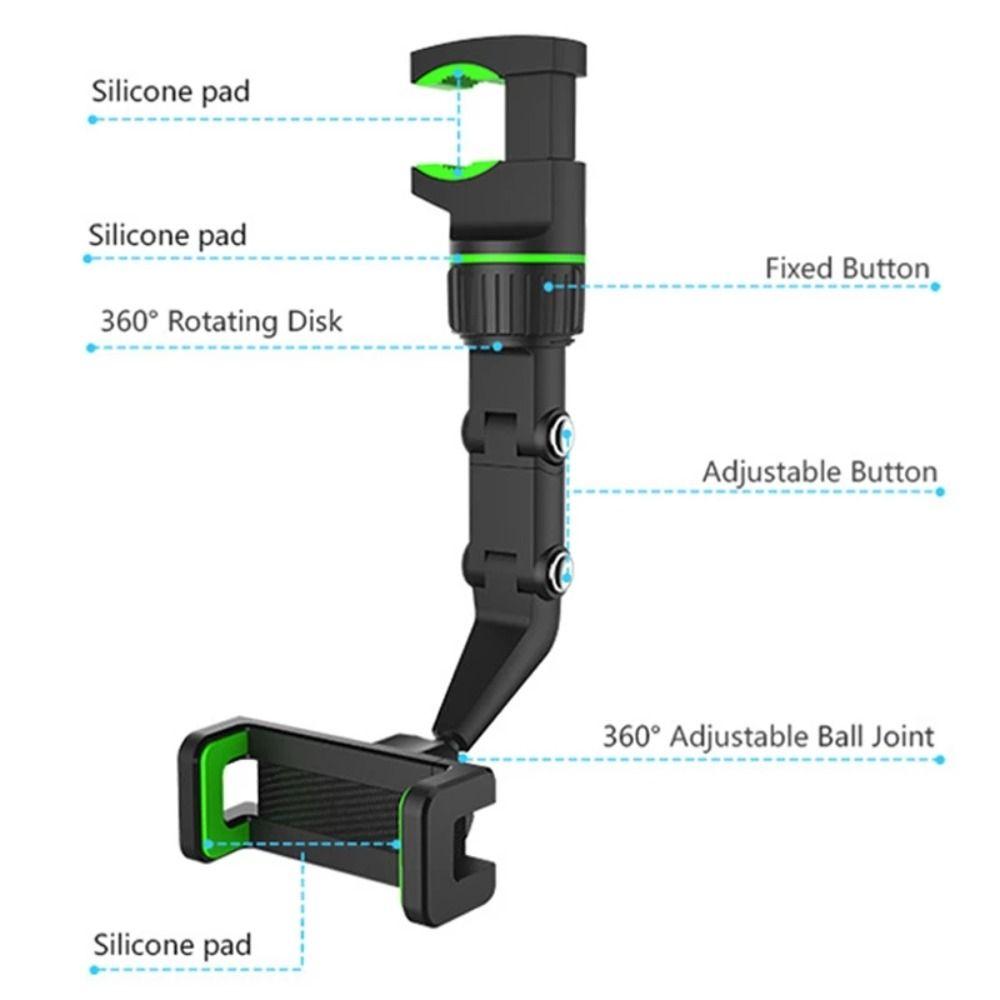 Car Phone Holder Rearview Mirror Phone Holder Driving Recorder Bracket Mobile Phone Mount