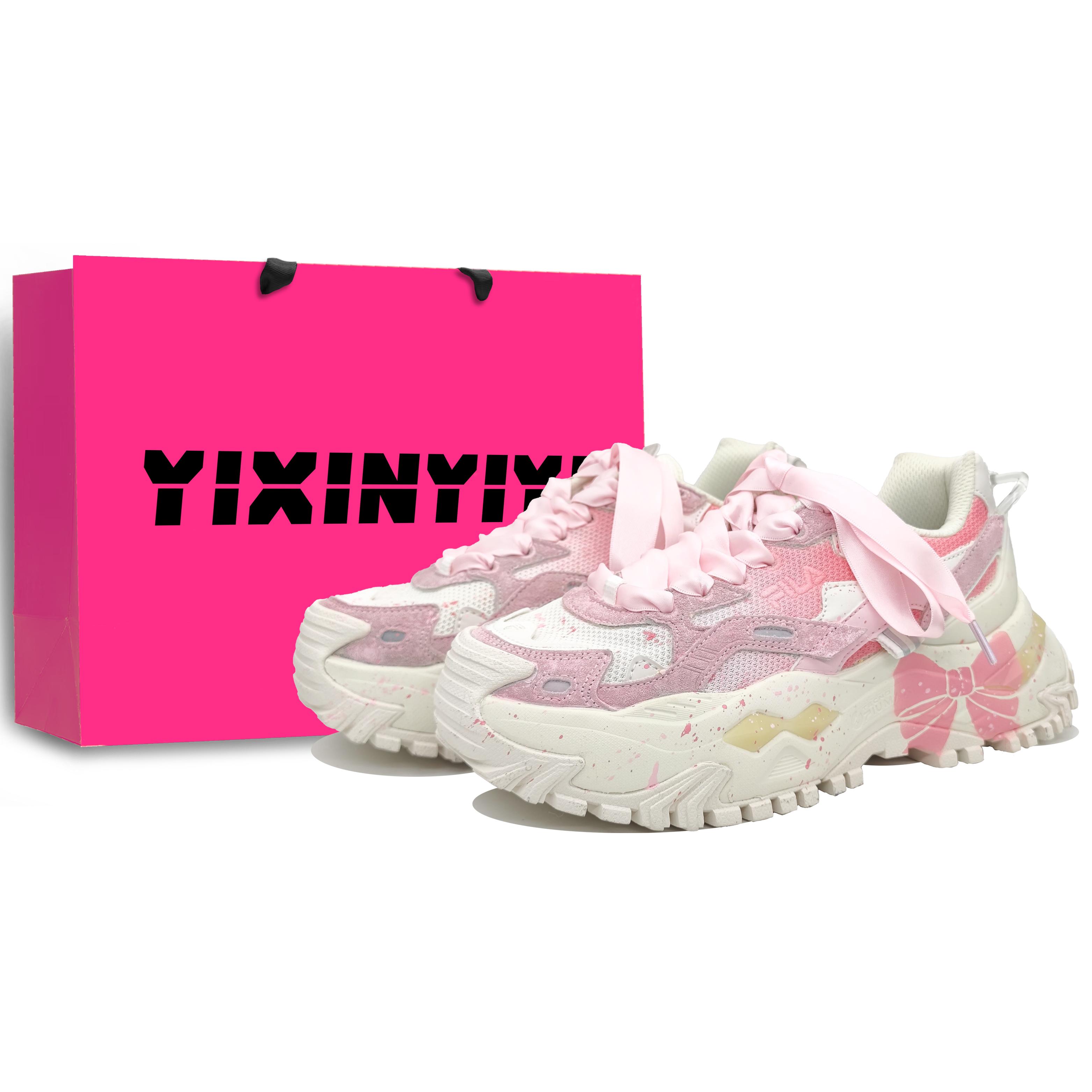 

FILA Fusion Low top Chunky Sneakers Women s Cherry Blossom Pink T12W135211FMM(Team400-) 38.5