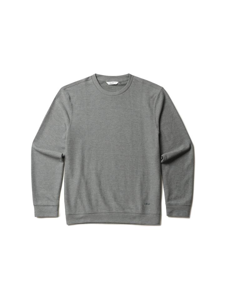 OLZEN Men'S) Waffle Round Sweatshirt_Zbf3Tr1203