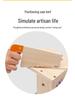 Kids' Wooden Toolbox Pretend Playset for Early Education