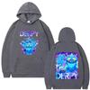 Kpop Dämonenjäger Derpy Tiger Hoodie Herren Damen Mode Lässiger Pullover mit Kapuze Herbst Winter Vintage Cool Fleece Streetwear