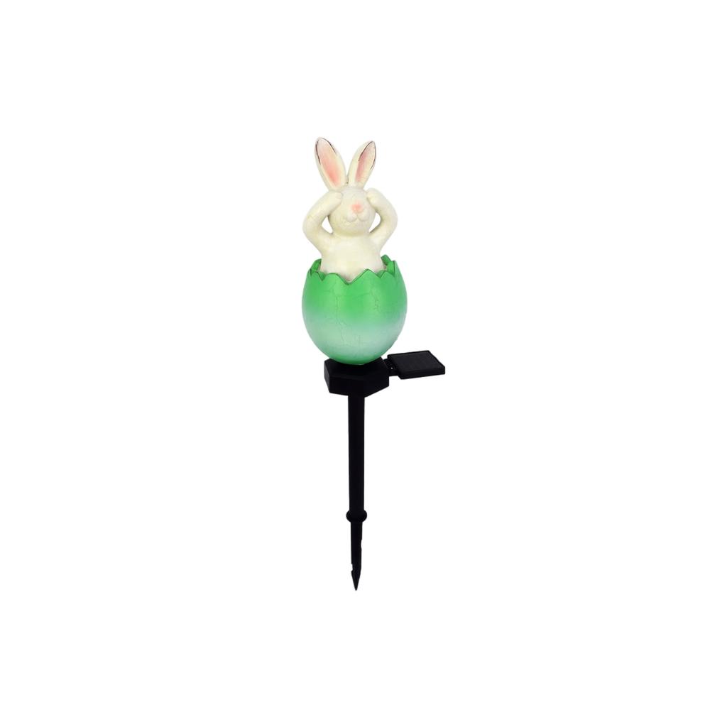 Resin Bunny Stake Light for Garden Decoration