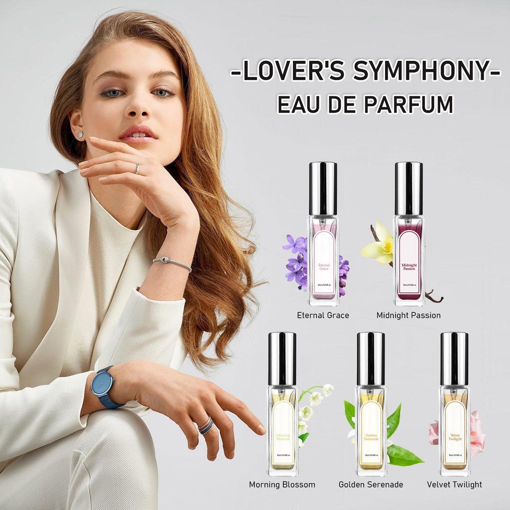 Valentine's Day Series Perfume Gift Box Long-lasting Fresh Perfume Set With Multiple Flavors And No Irritation.50ML