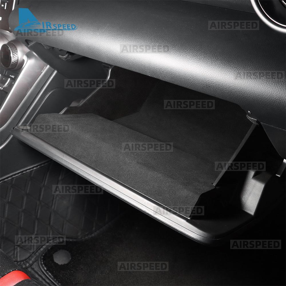 For Subaru ZD8 BRZ Toyota ZN8 GR86 2025 2025 2025 2025 2025 2026 Car Suede Sticker Passenger Storage Cabinet Interior Trim 4PCS