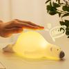 Bear Lamp 3 Levels Bear Bedroom Decor Rechargeable Tap Light Home Decor For Girls Boys Nursery Bedside Home Office Hotel Table