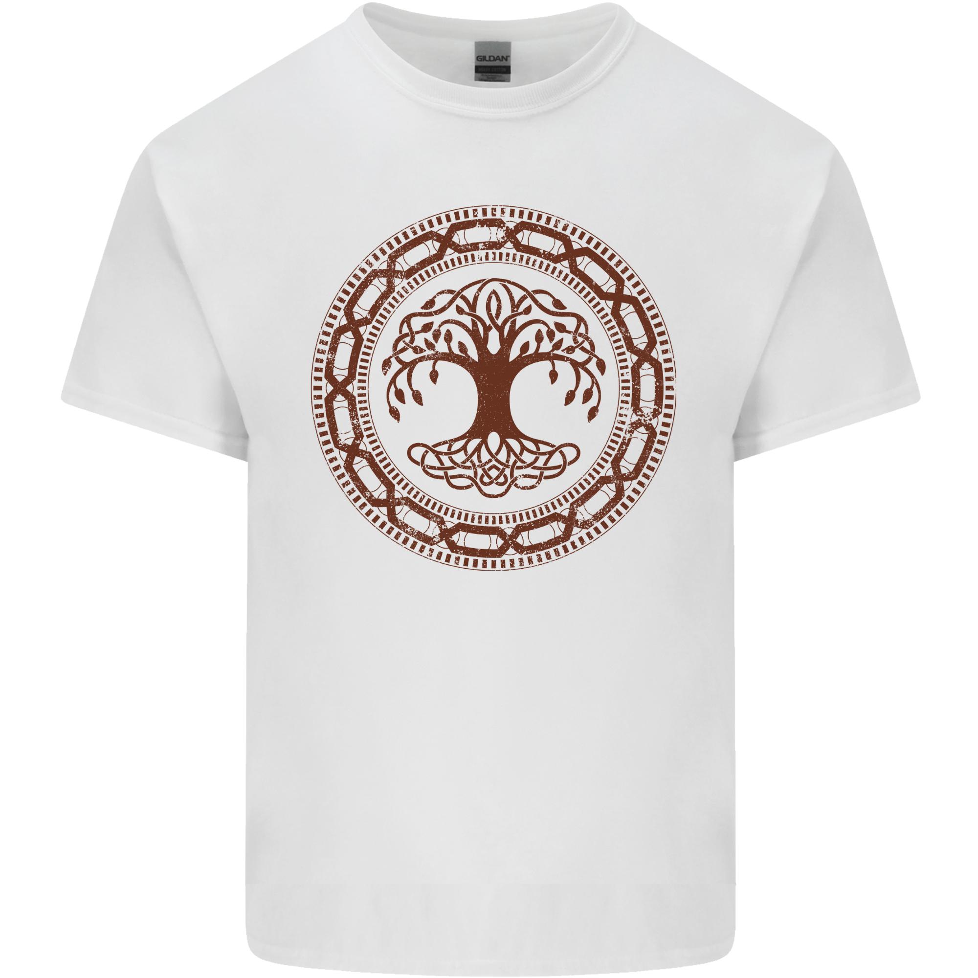Viking Symbol Yggdrasil Gym Unisexs Light Cotton TShirt S