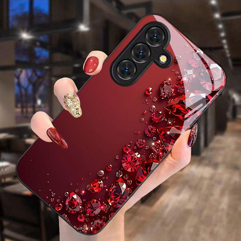 Highend Phone Case Electroplated Glass hard TPU PhoneCase for Samsung Galaxy S26 S25 S24 S23 S22 S21 FE Ultra Plus Dropresistant