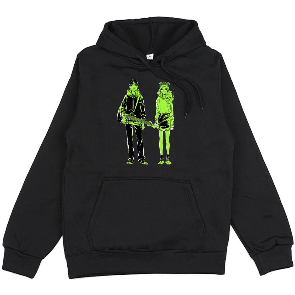 Funny Cartoon Graphic Hoodies The Guy She Was Interested In A Guy At All Sweatshirts She A Guy Manga Print Clothes