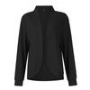 Women's Casual Fashion Solid Color Top Women's Cardigan Jacket  Without Pockets