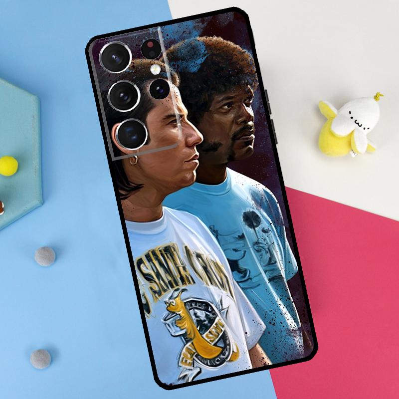 Pulp Fiction Back Case For Samsung Galaxy S25 S24 S22 S23 S26 Ultra Plus S20 S21 FE S10 S25 FE Soft Cover