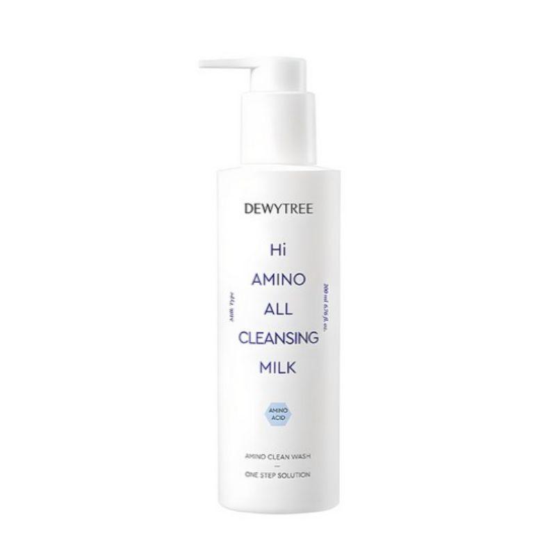 DEWYTREE High Amino Очищающее молочко для всего лица Нежное средство для снятия макияжа Очищающее средство для лица 200 мл K-Beauty Увлажняющее очищающее средство